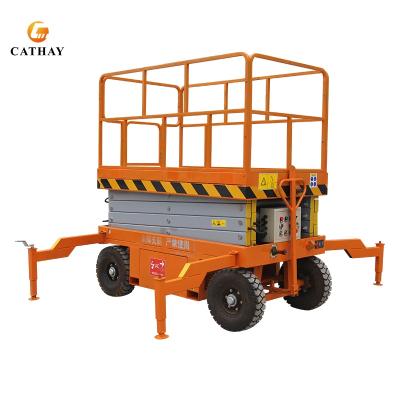 Cathaylift 318m mobile towed scissor lift-Shandong Cathay Machinery Co Ltd 3